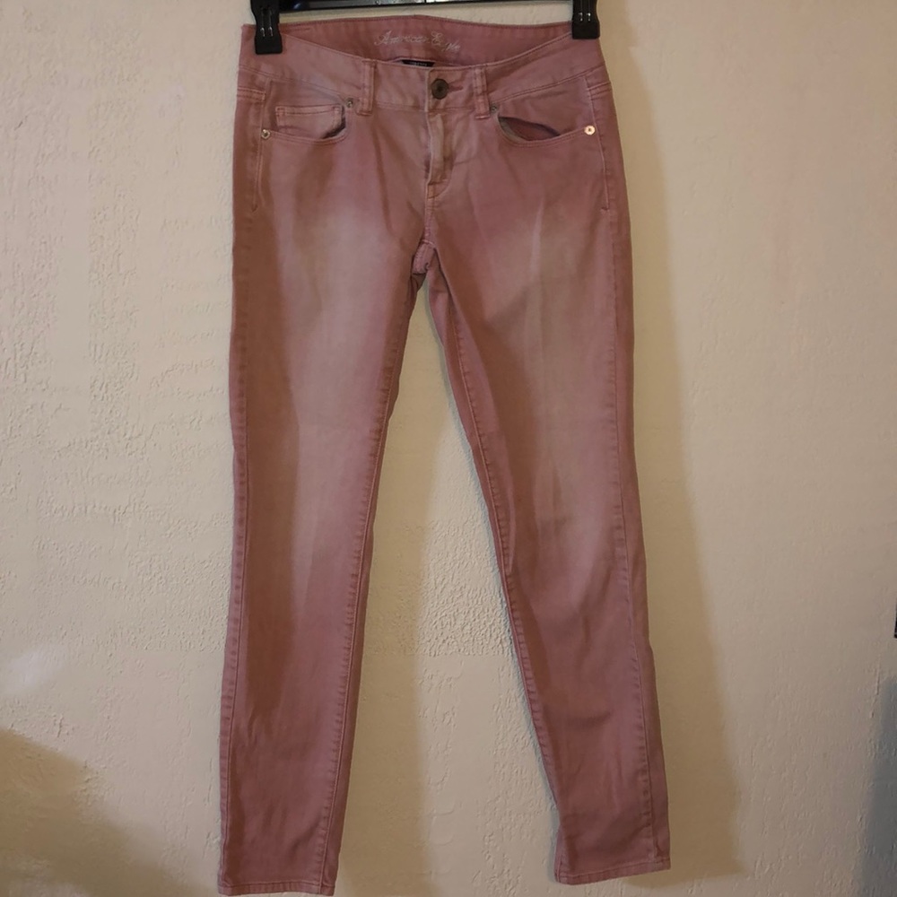 Awesome pale pink jeans